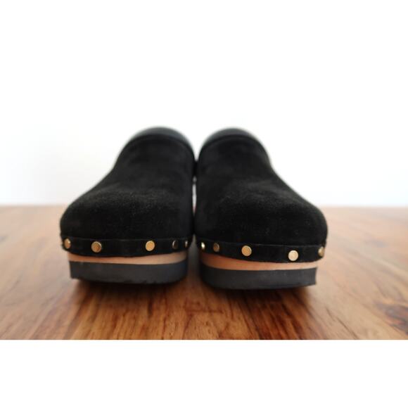 M. GEMI The Greta Clog Italian Suede Leather Made in Italy Garmentory 39 9 $298 - Picture 3 of 10
